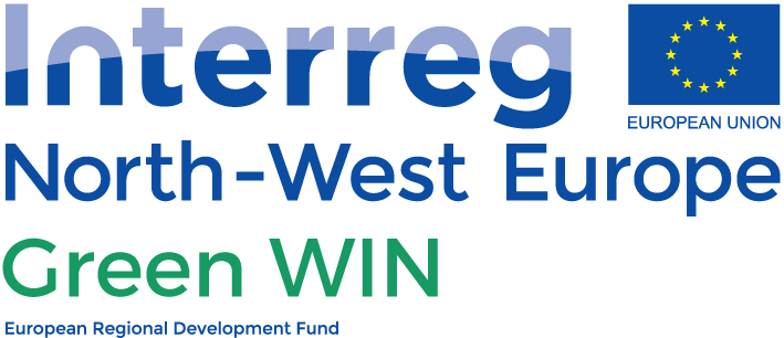 logo Interreg North-West Europe Green WIN
