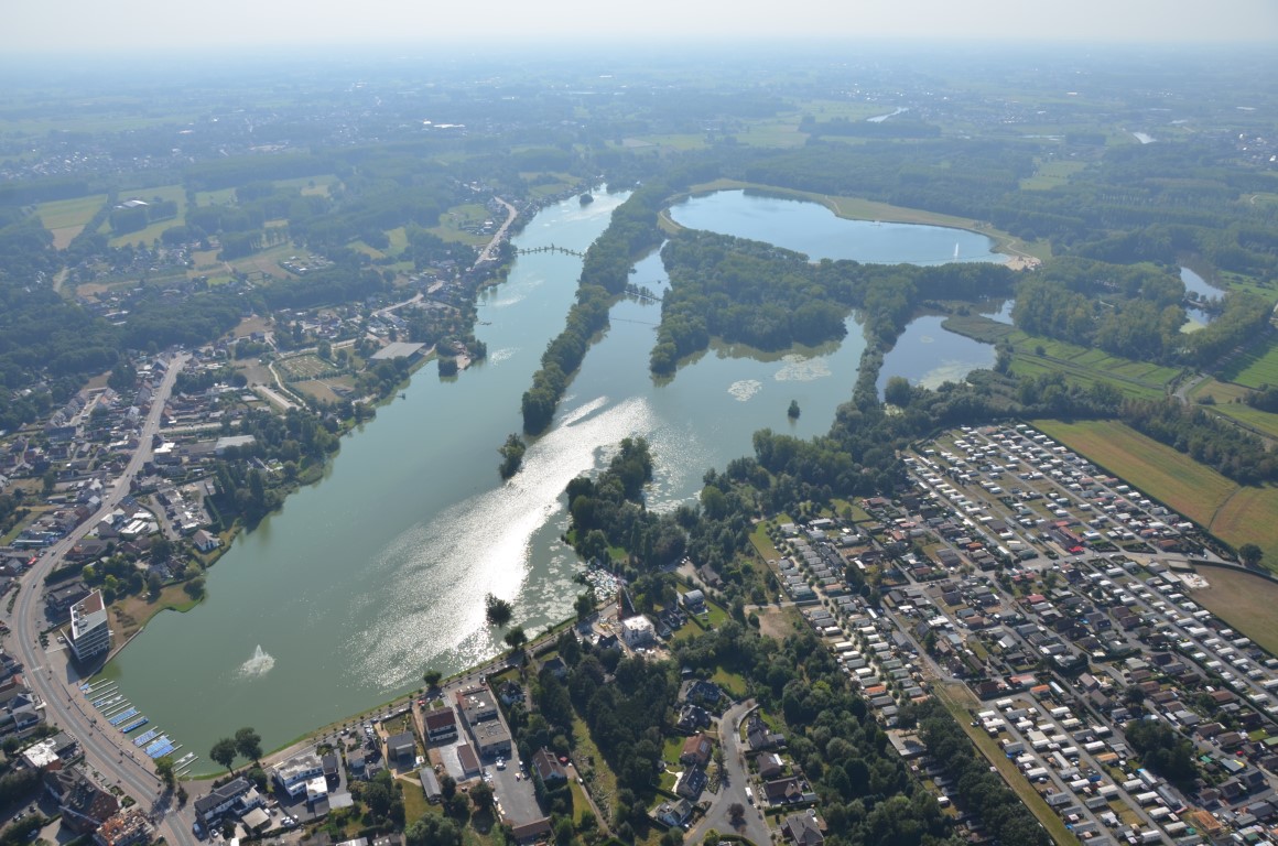 Berlare en omgeving vanuit de lucht