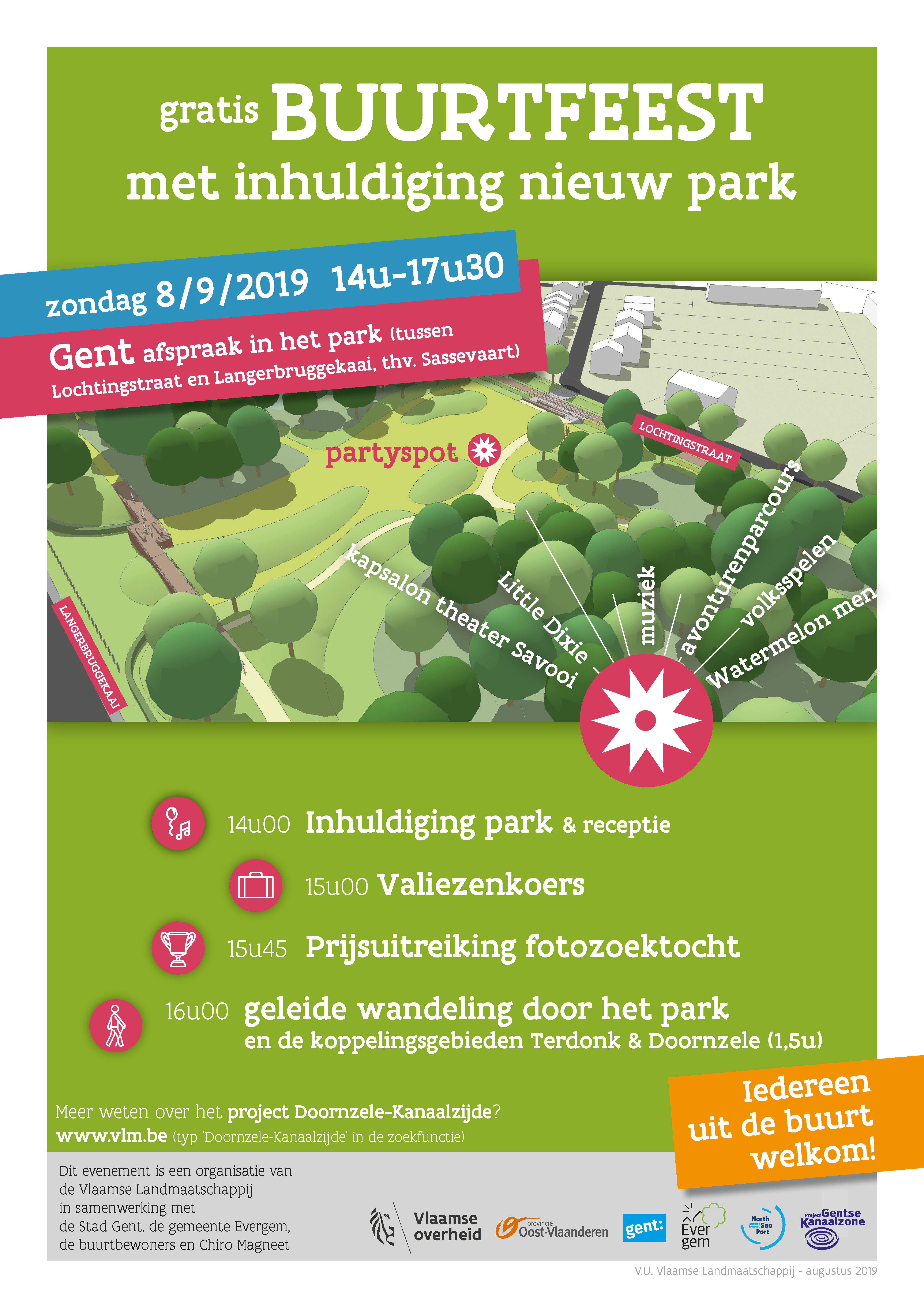 flyer met het programma