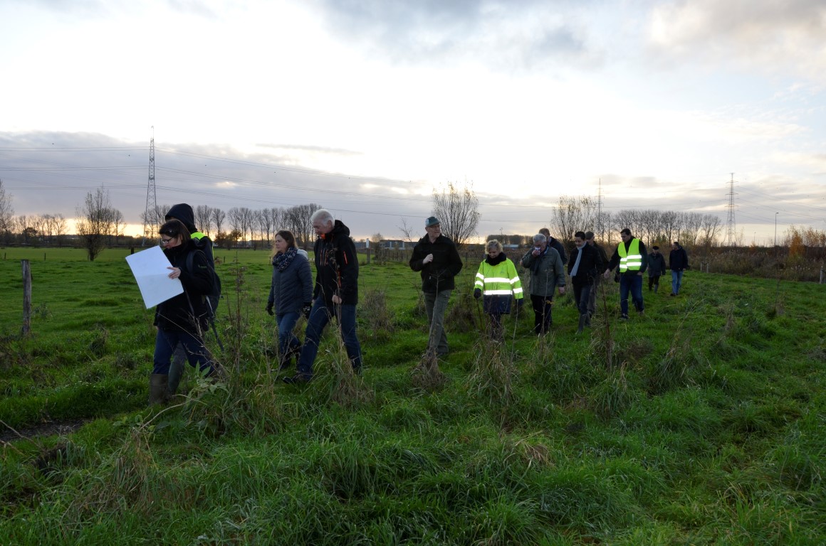 wandeling langs eerdere realisaties in kader van landschapsfonds