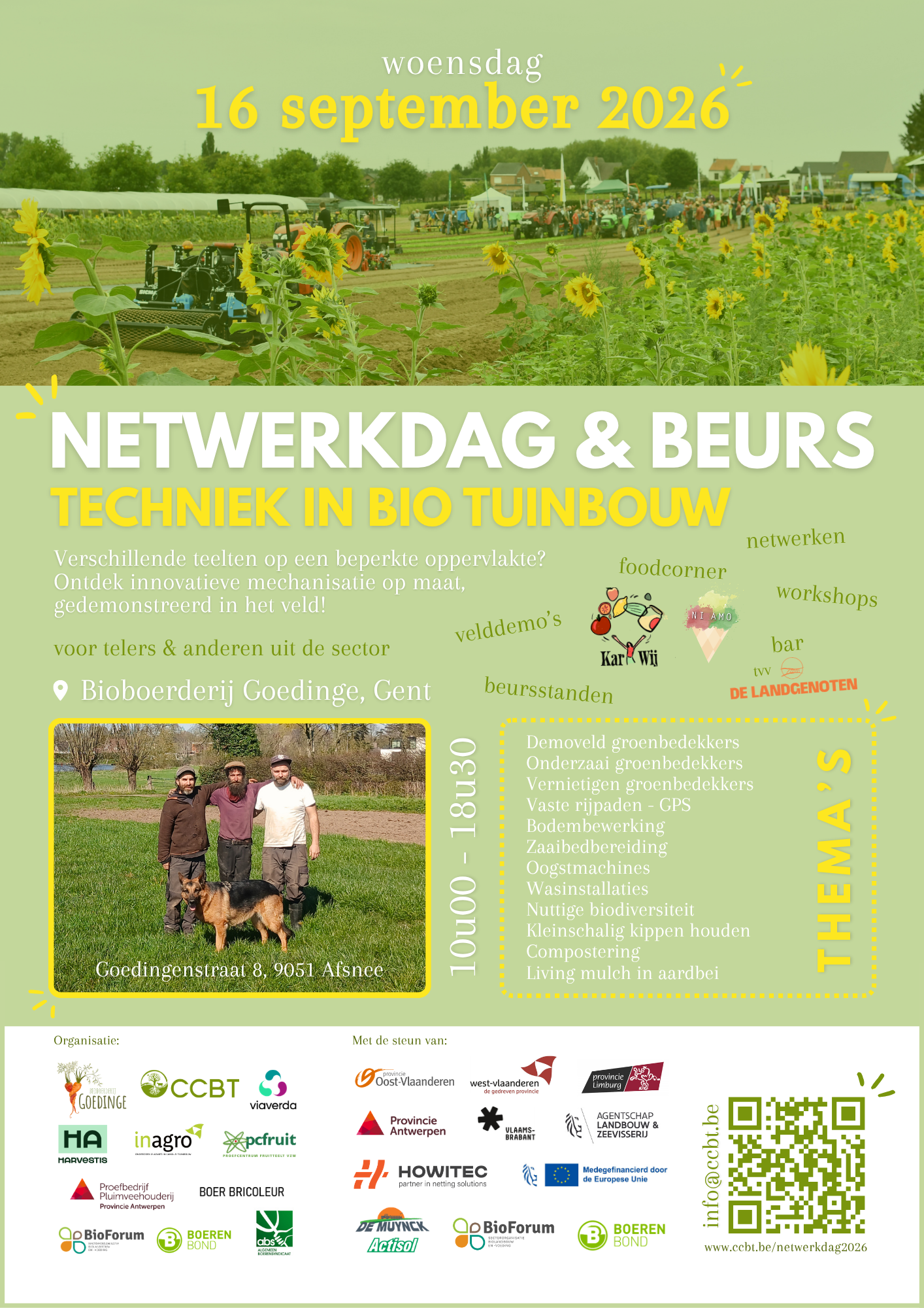 uitnodiging voor het publiek (poster)