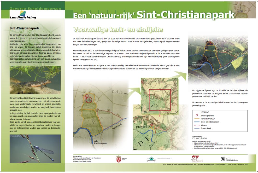 infobord over natuurrijk Christianapark