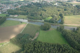 Luchtfoto Gaverse scheldemeersen