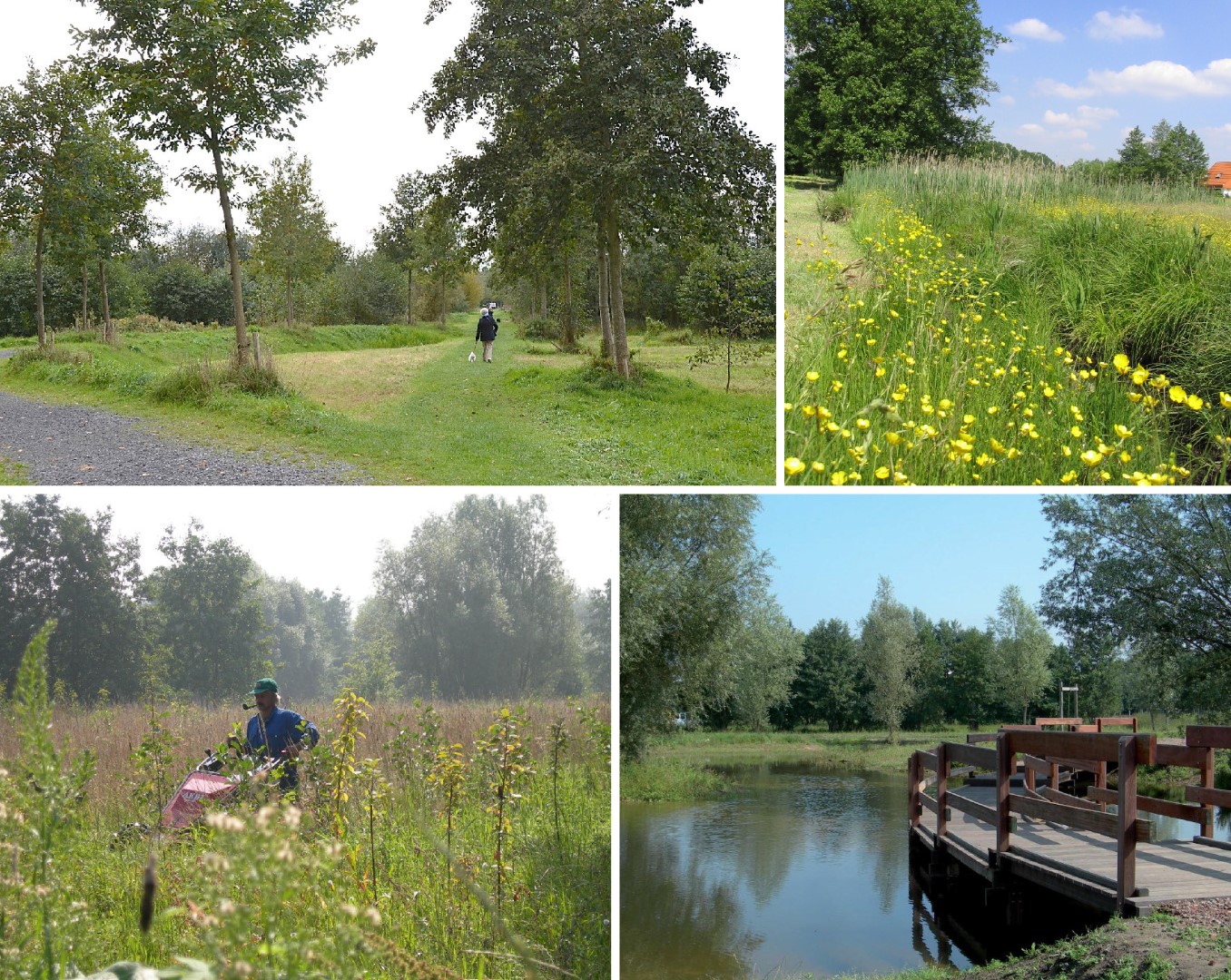 collage landschapspark Groene Velden
