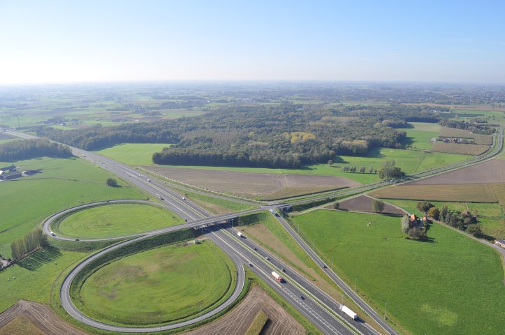 luchtfoto Groenhovebos-Baliebrug