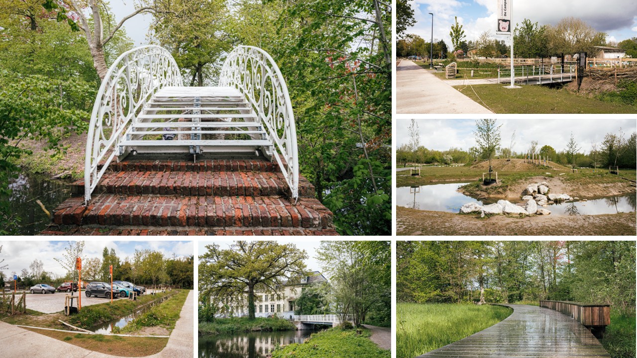 collage beelden portaal De Campagne na herinrichtings (c) Stad Gent