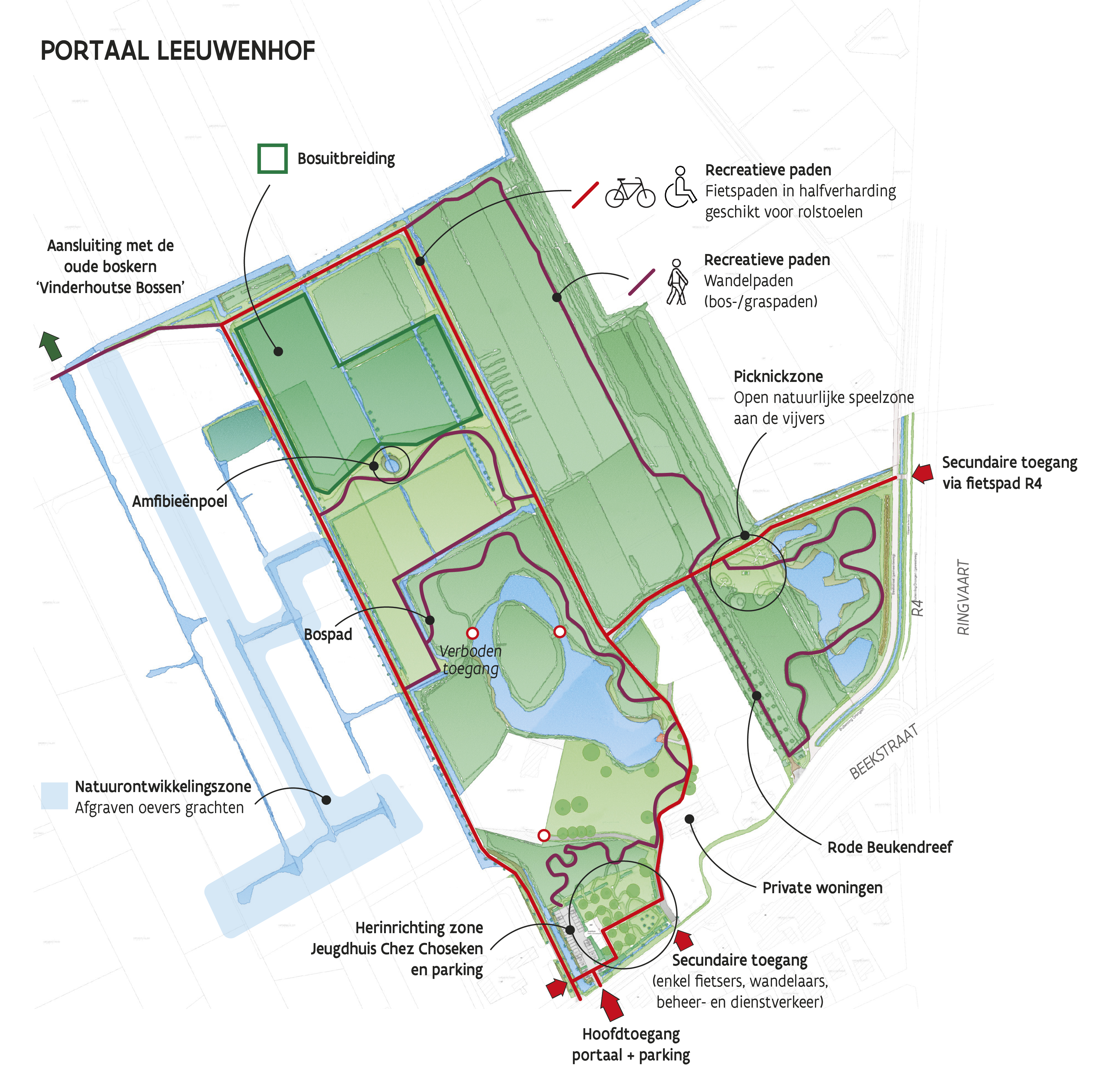 Kaart portaal Leeuwenhof