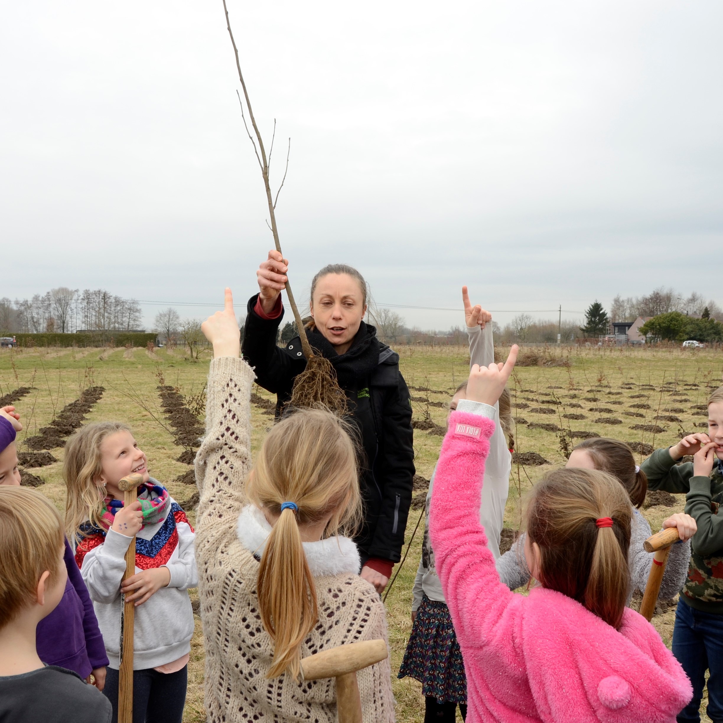 plantactie met kinderen