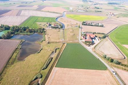 Luchtfoto Hazegraspolderdijk