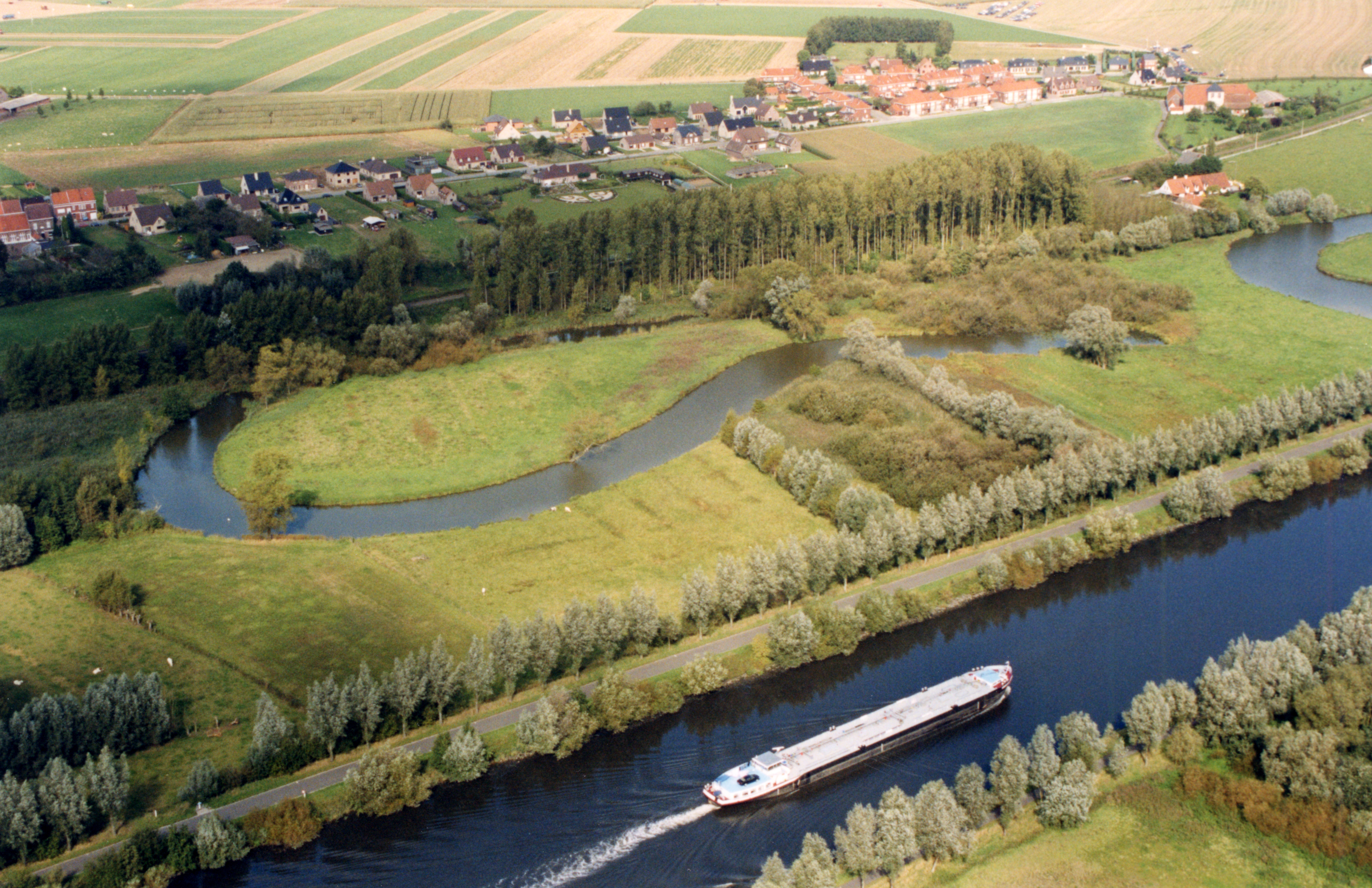 Omgeving Heurne van uit de lucht