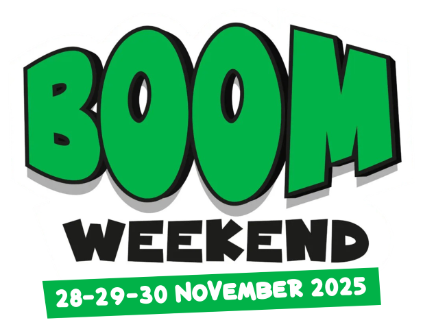 logo boomweekend25 met datum