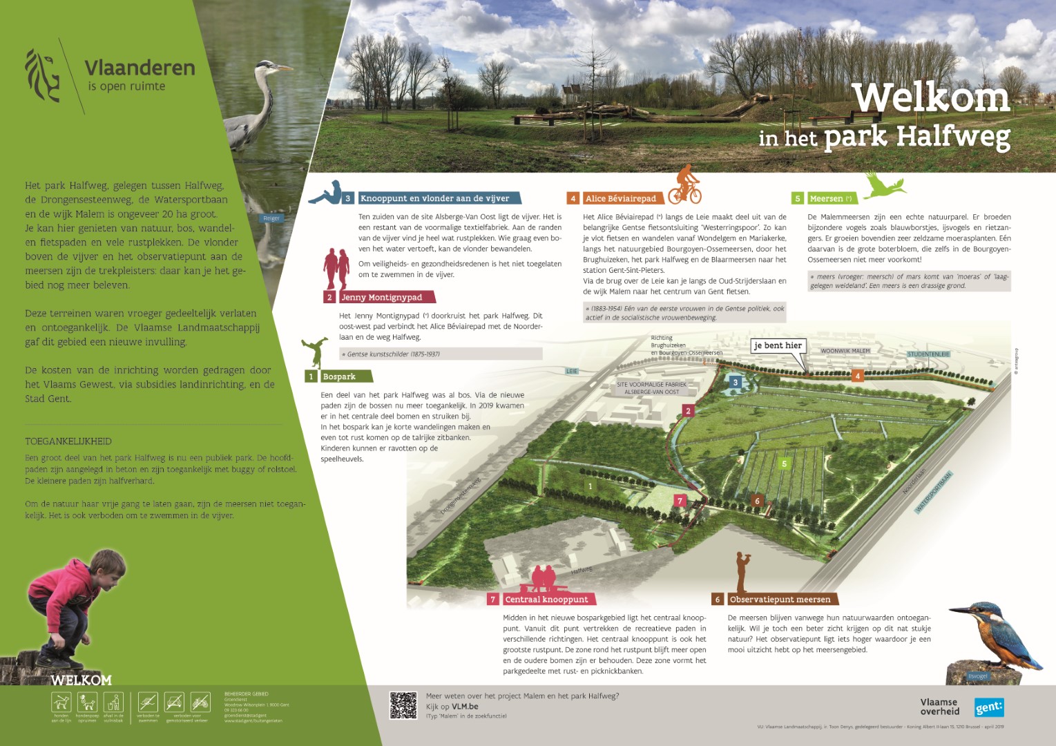 Infobord park Halfweg