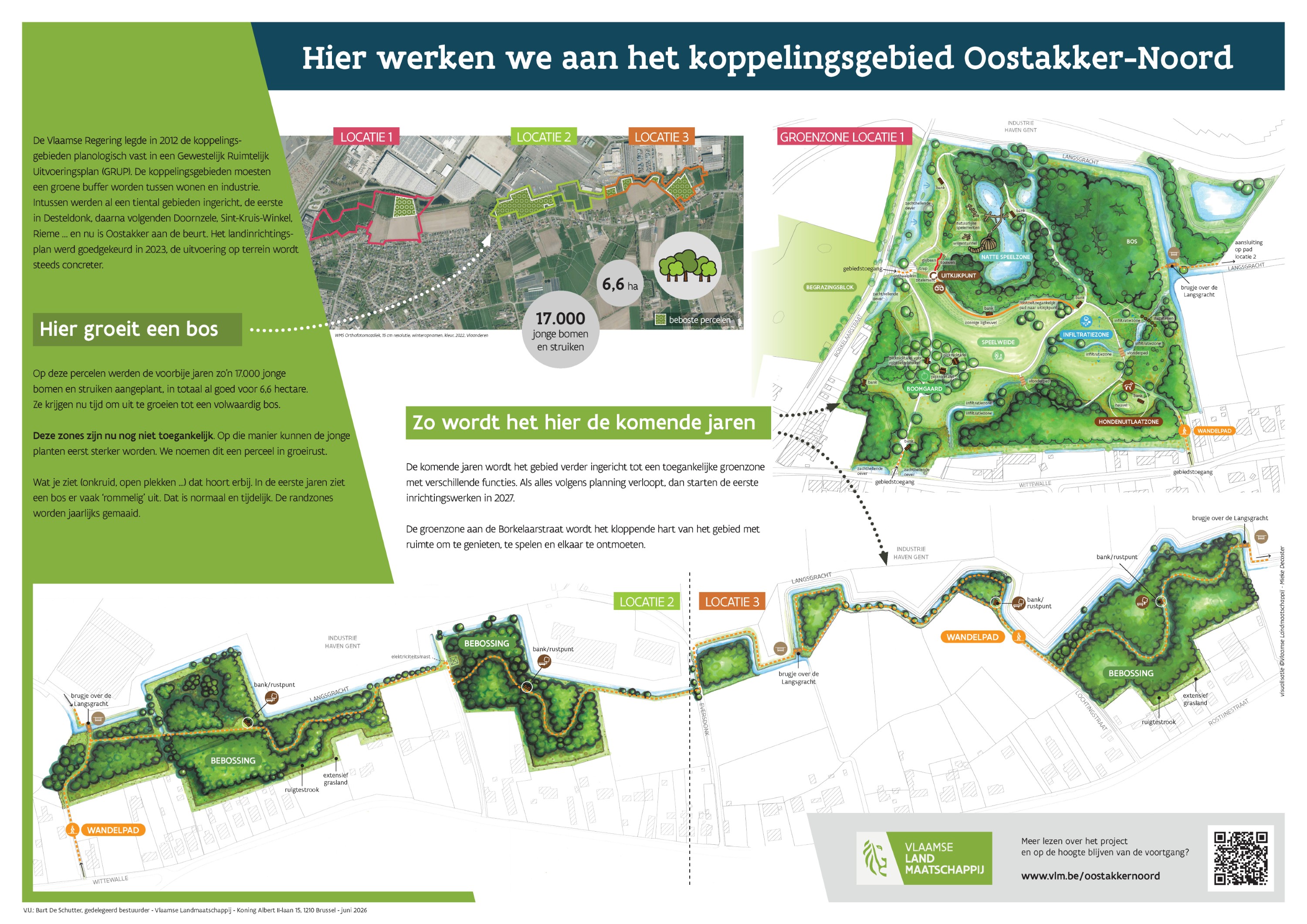 infobord met visualisaties ter verduidelijking van het technisch ontwerp