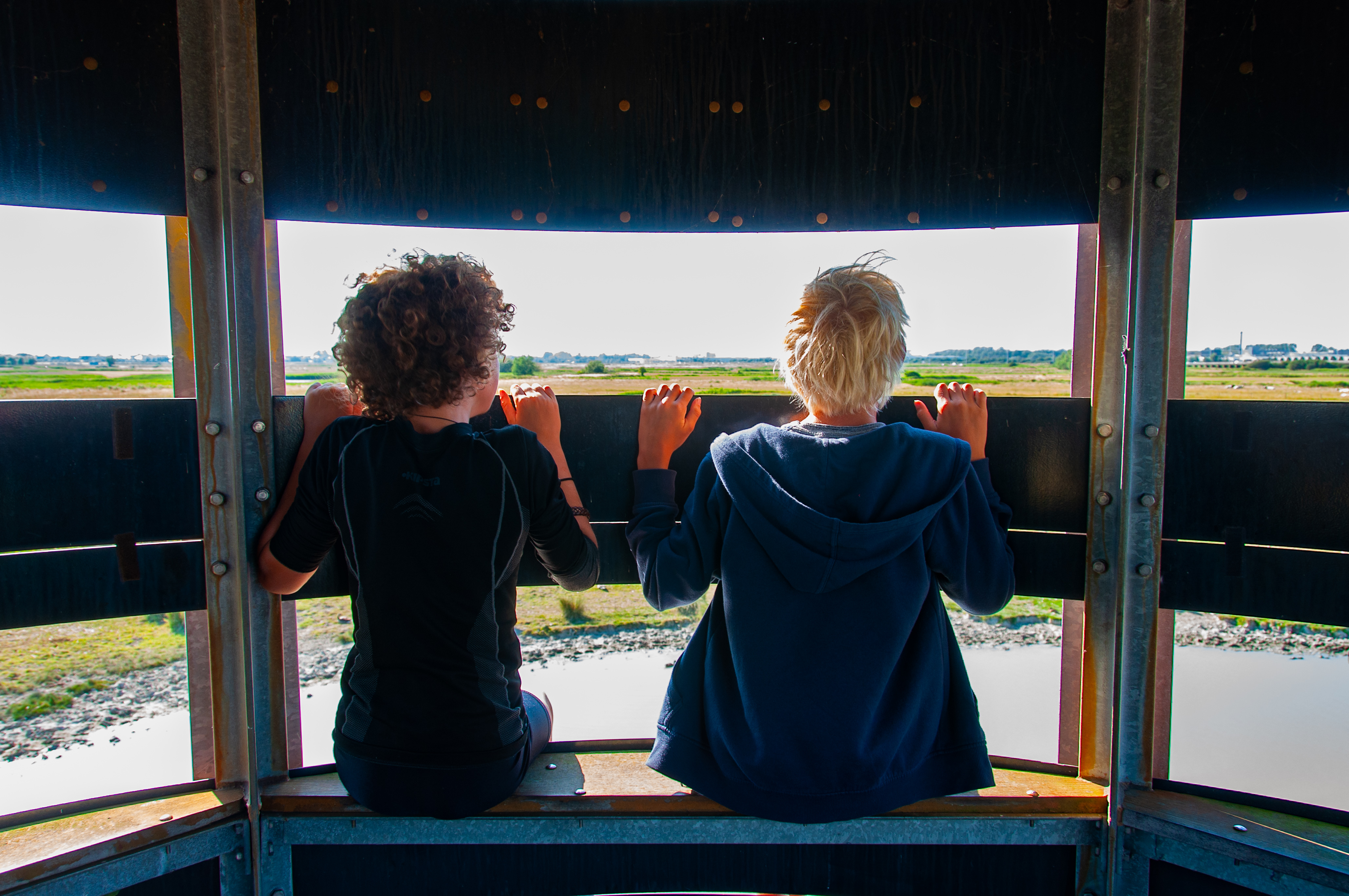 zicht op de omgeving vanuit de uitkijktoren