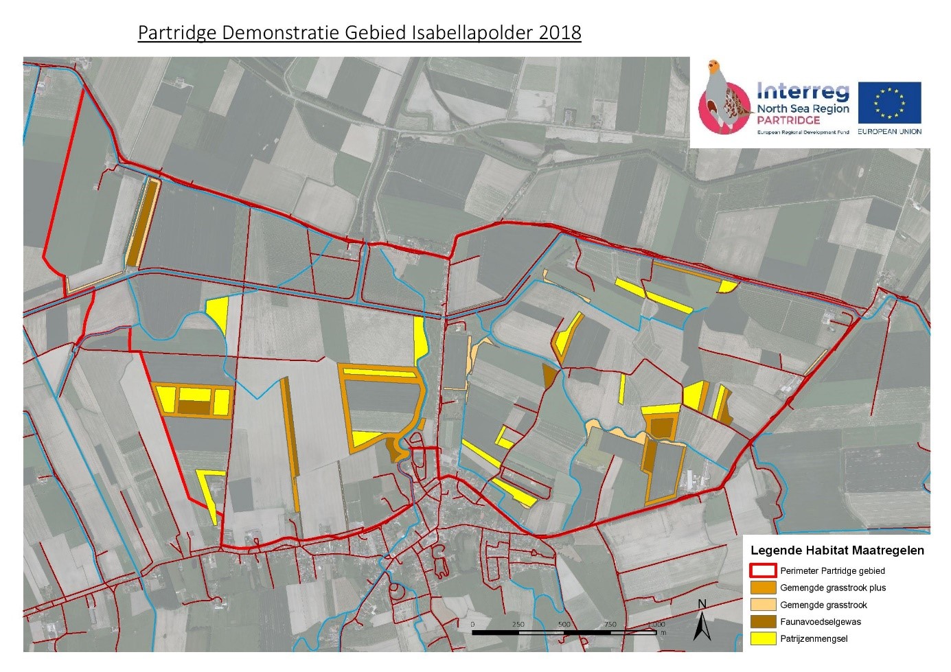 situeringskaart maatregelen Isabellepolder