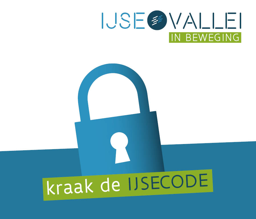 Foto toont logo van de wandeling Kraak de IJsecode