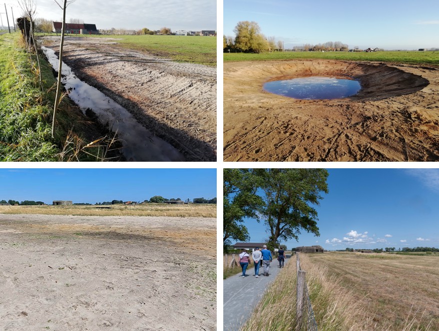 beeldcollage uitgevoerde werken