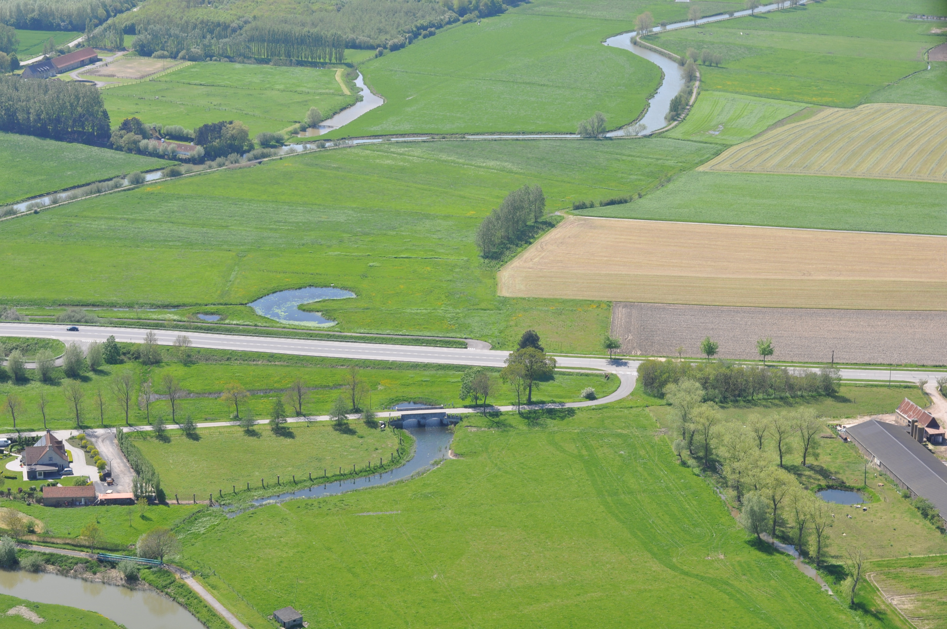 luchtfoto elzendamme