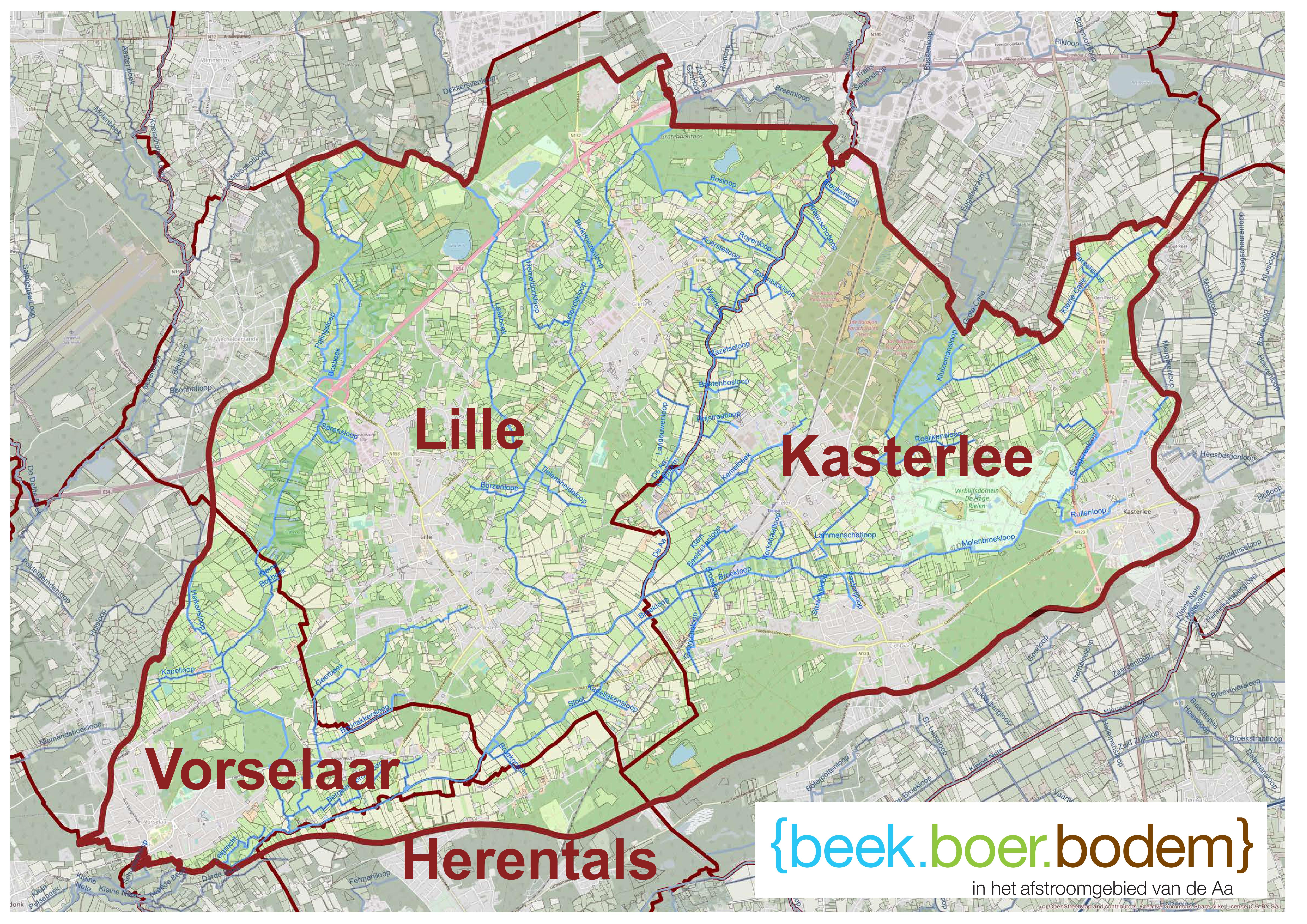 Het werkingsgebied van {beek.boer.bodem}