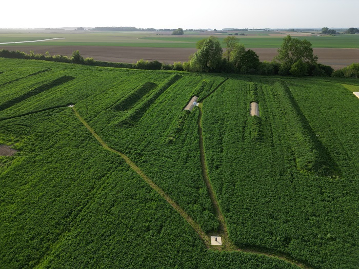 Dronebeeld site Meer