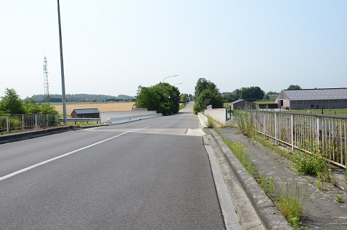 Toont fietspad Vertrijk-Willebringen-Honsem