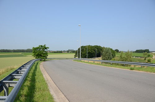 Toont plaats fietspad Willebringen-Kumtich