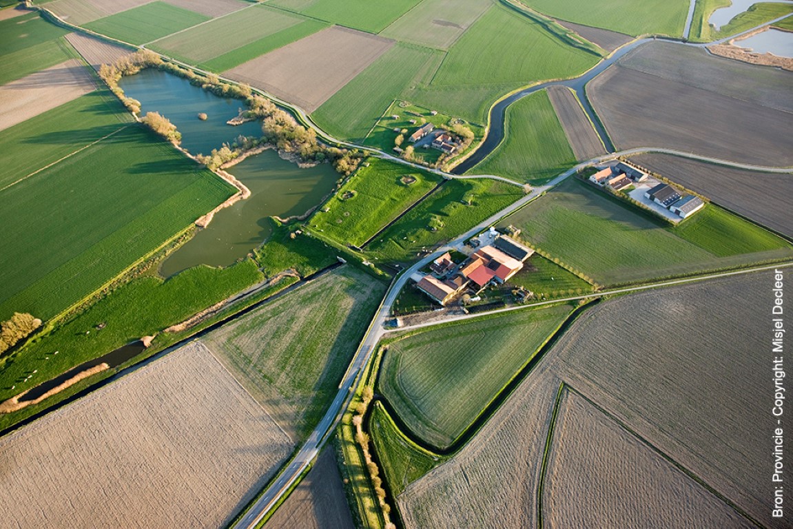 Luchtfoto fort Isabella (c) Misjel Decleer