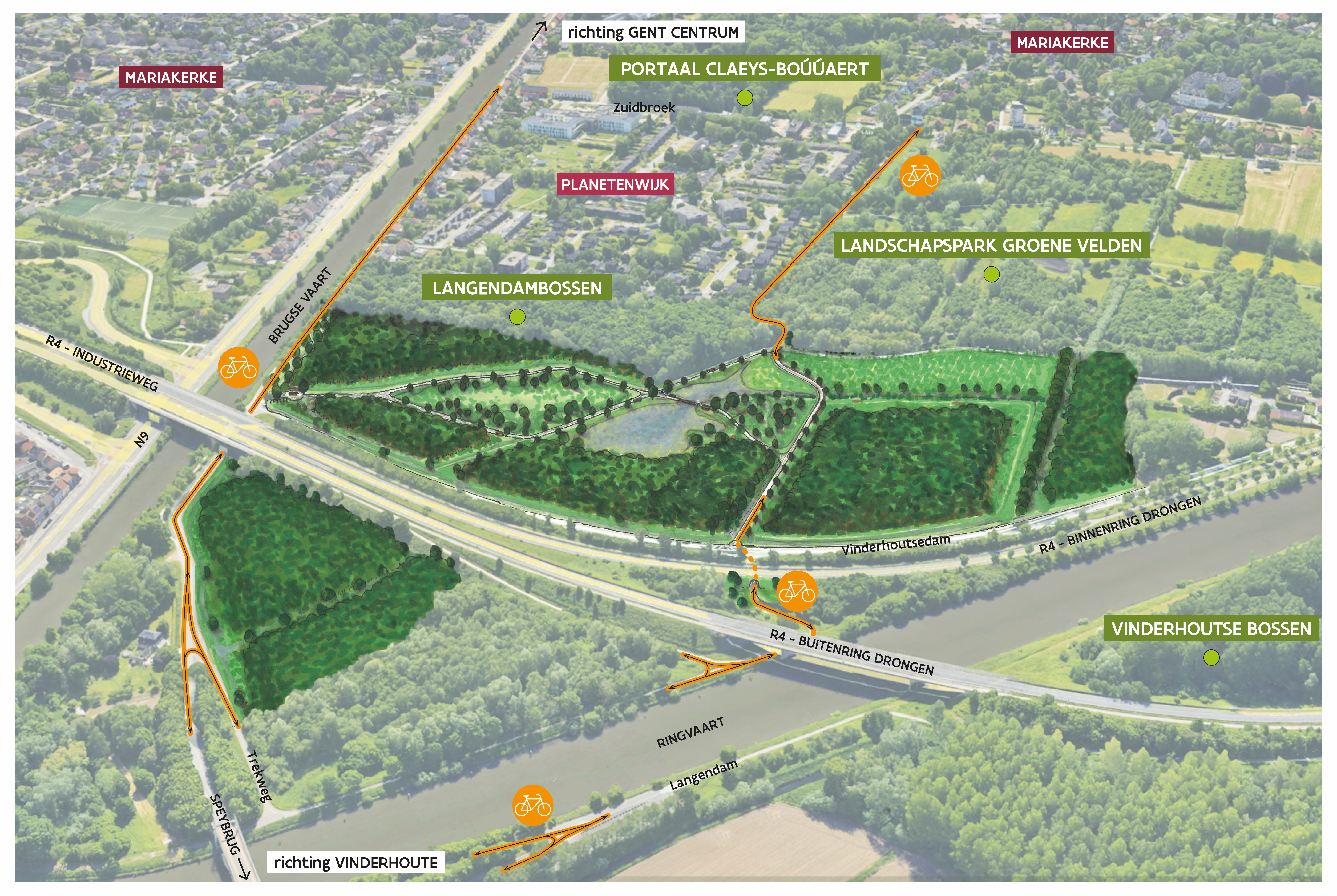 Visualisatie Groene Velden Noord