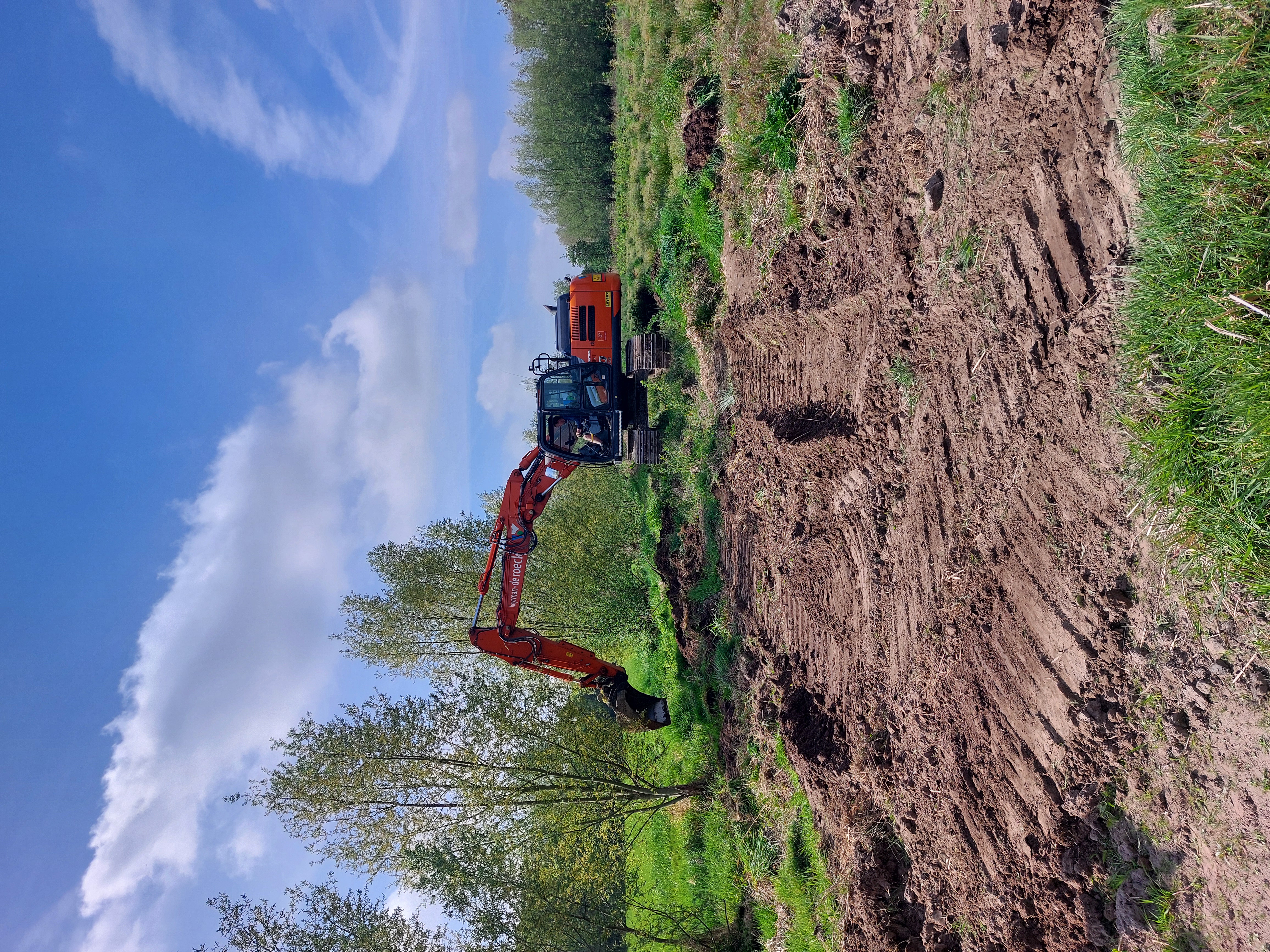 Kraan start met eerste graafwerken in zone Groene Velden Noord