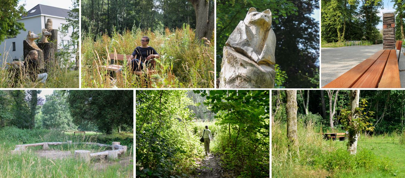 sfeerbeelden van een heringericht portaal Leeuwenhof