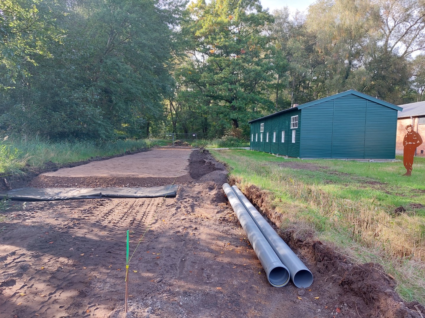 herinrichting toegang barakken - Kamphuis