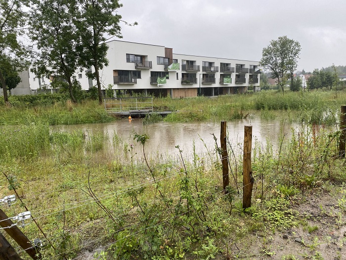 Foto toont bufferbekken