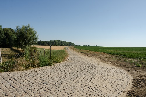 Foto toont een bochtstraal