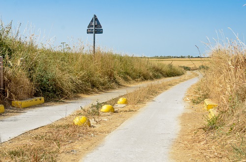 Foto toont een tractorsluis